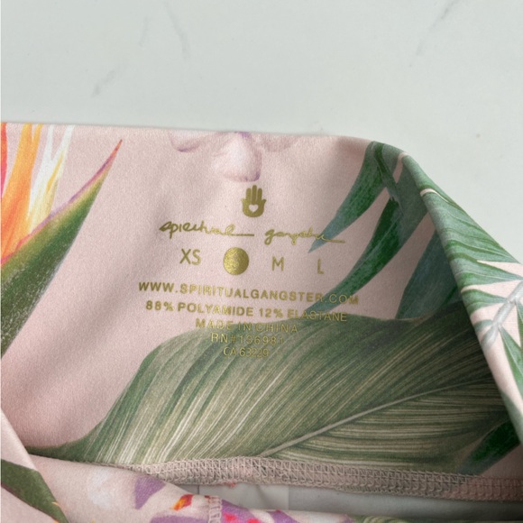 Spiritual Gangster tropical leggings - Picture 2 of 4